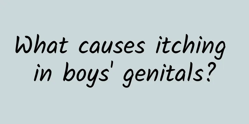 What causes itching in boys' genitals?