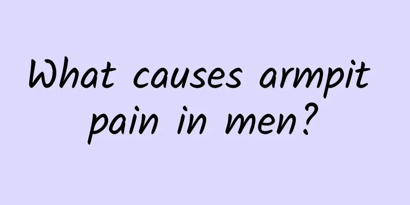 What causes armpit pain in men?
