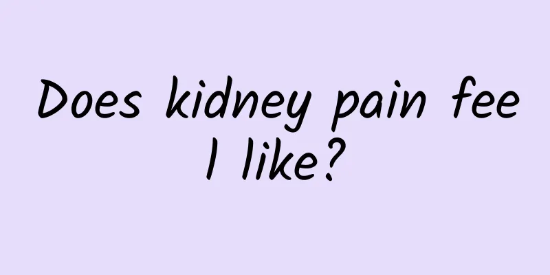 Does kidney pain feel like?