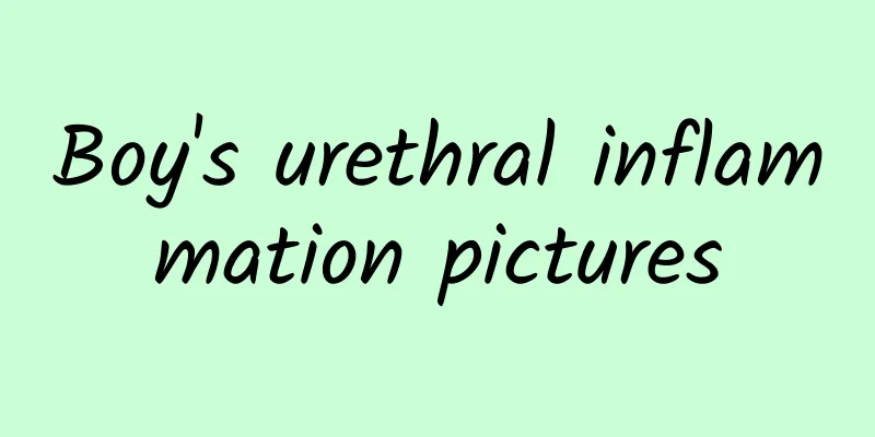 Boy's urethral inflammation pictures