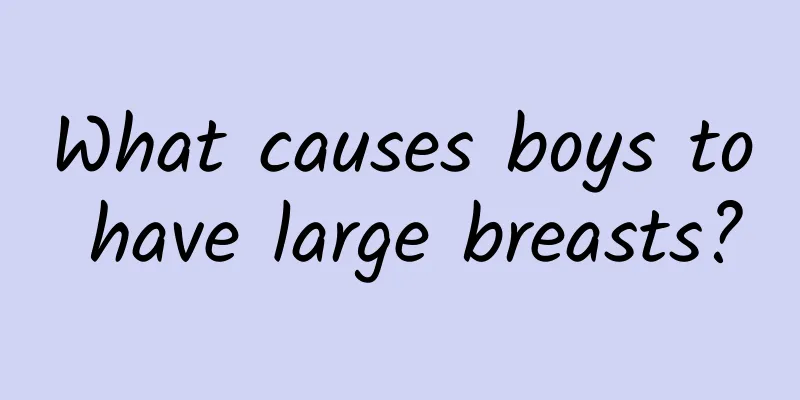 What causes boys to have large breasts?