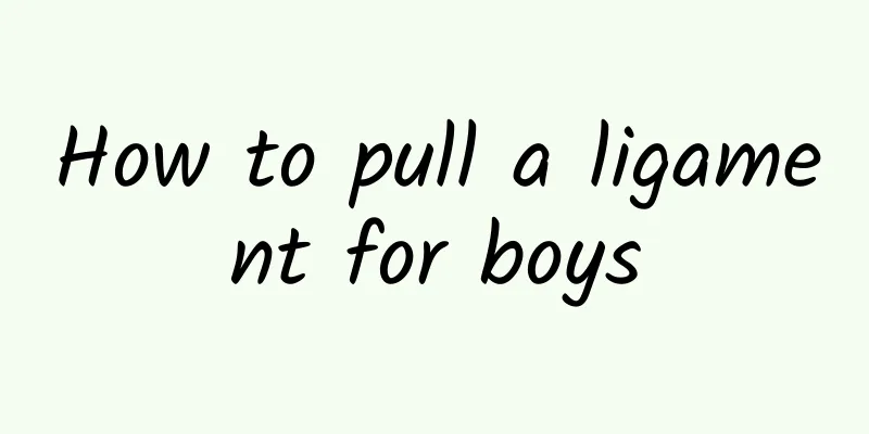 How to pull a ligament for boys