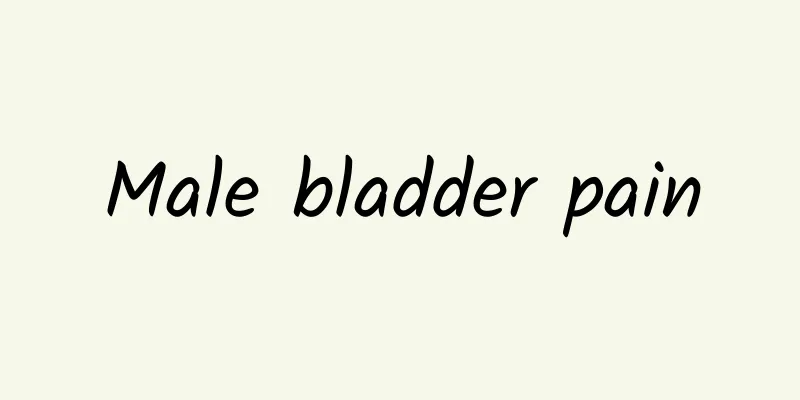 Male bladder pain