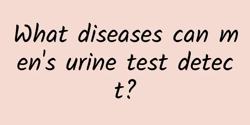 What diseases can men's urine test detect?