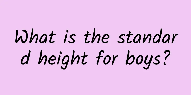 What is the standard height for boys?