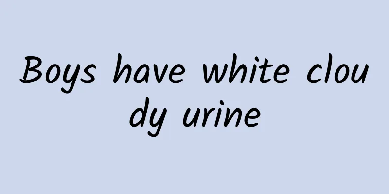Boys have white cloudy urine