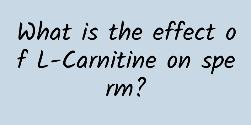 What is the effect of L-Carnitine on sperm?