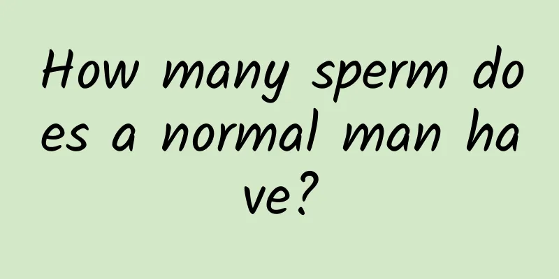 How many sperm does a normal man have?