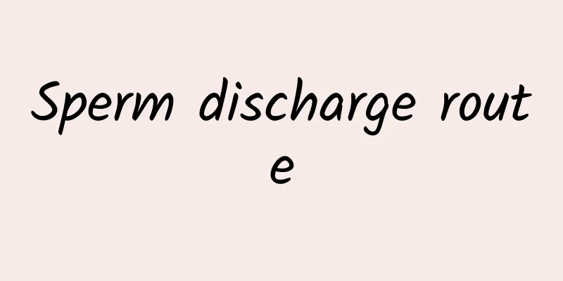 Sperm discharge route