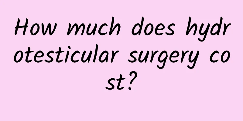 How much does hydrotesticular surgery cost?