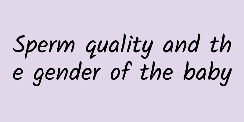 Sperm quality and the gender of the baby