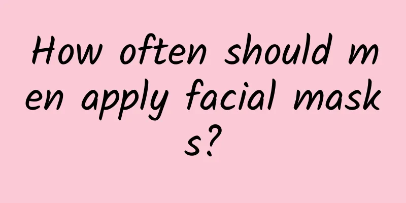 How often should men apply facial masks?