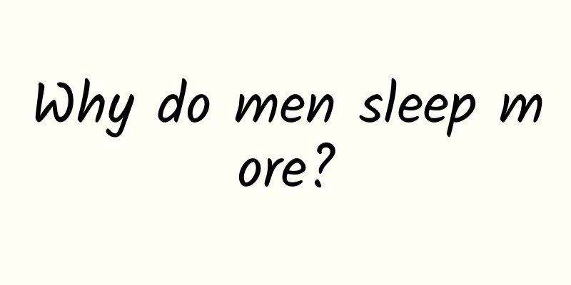 Why do men sleep more?