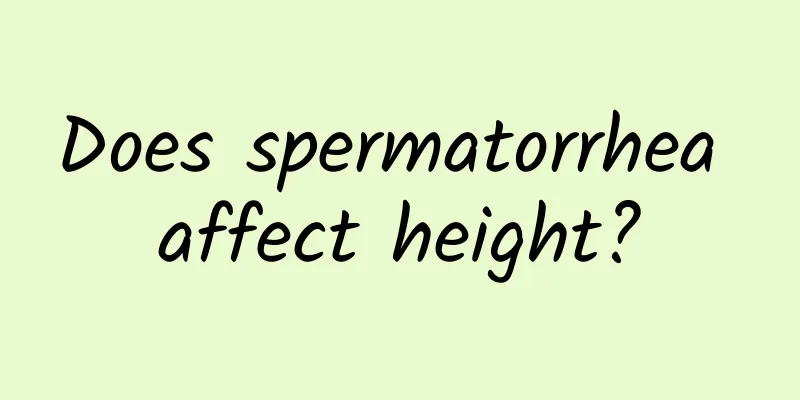 Does spermatorrhea affect height?