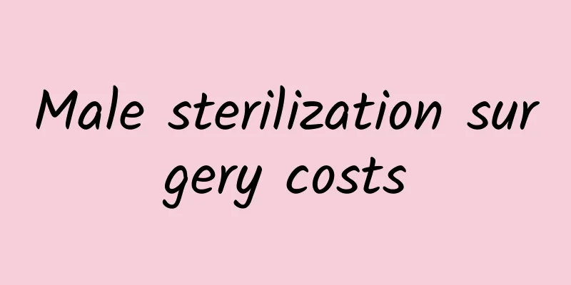 Male sterilization surgery costs