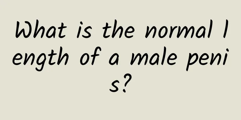 What is the normal length of a male penis?