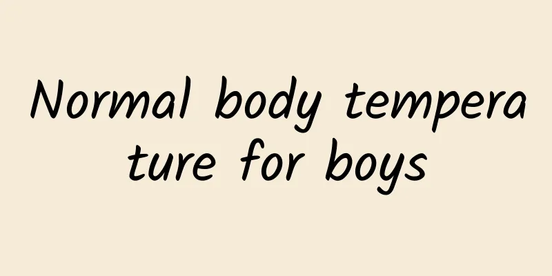 Normal body temperature for boys