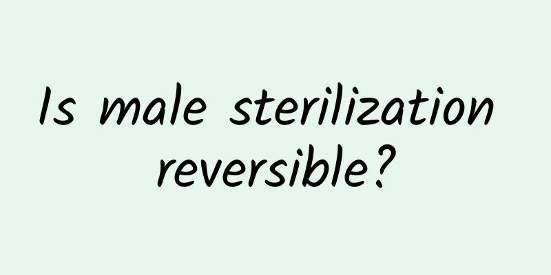 Is male sterilization reversible?
