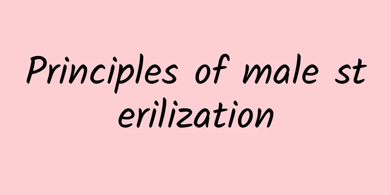 Principles of male sterilization