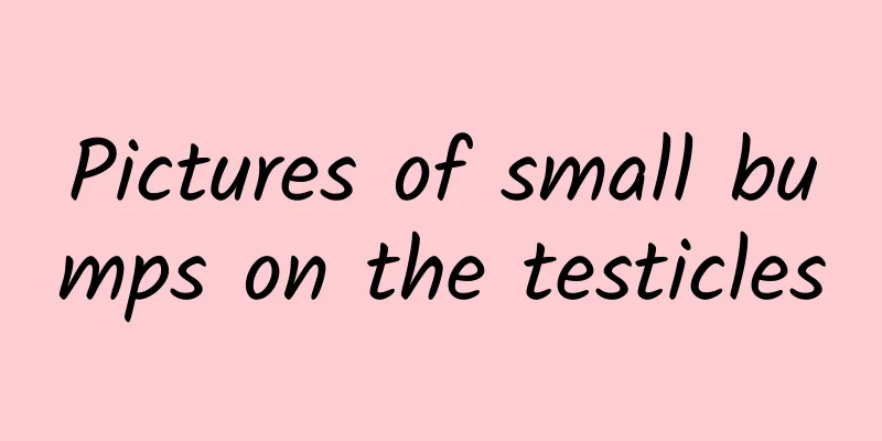 Pictures of small bumps on the testicles