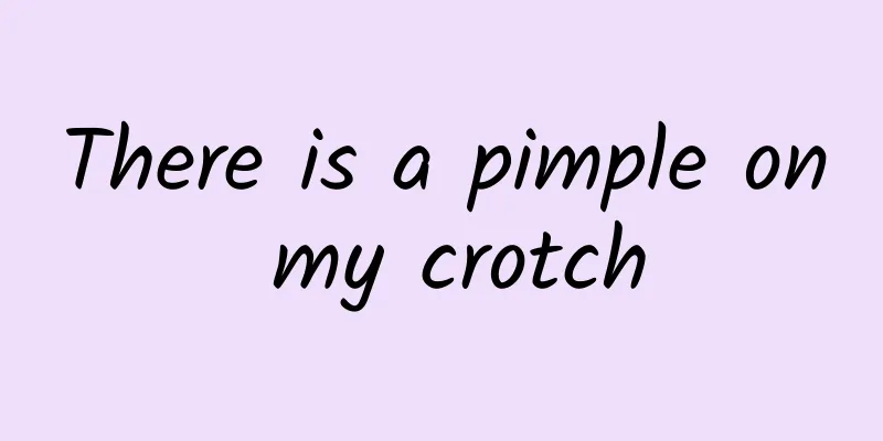 There is a pimple on my crotch
