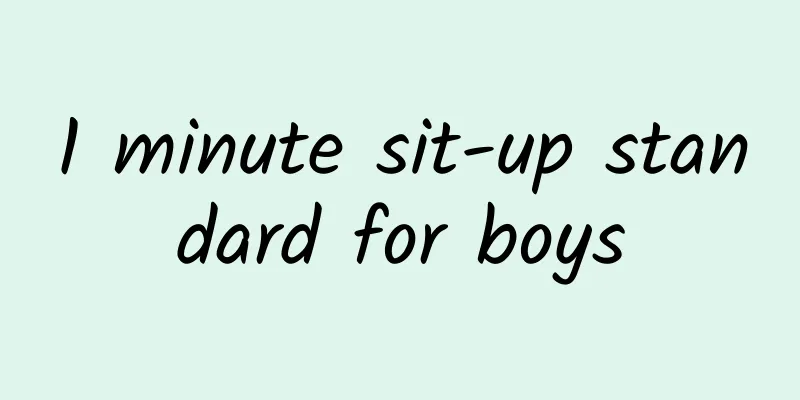 1 minute sit-up standard for boys