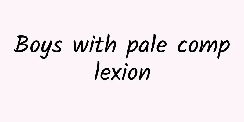 Boys with pale complexion