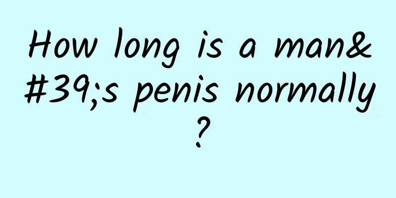 How long is a man's penis normally?