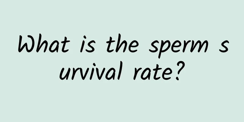 What is the sperm survival rate?