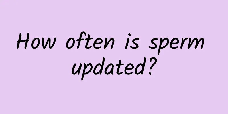 How often is sperm updated?