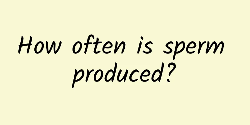 How often is sperm produced?