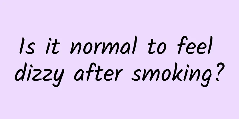 Is it normal to feel dizzy after smoking?