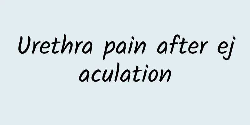 Urethra pain after ejaculation