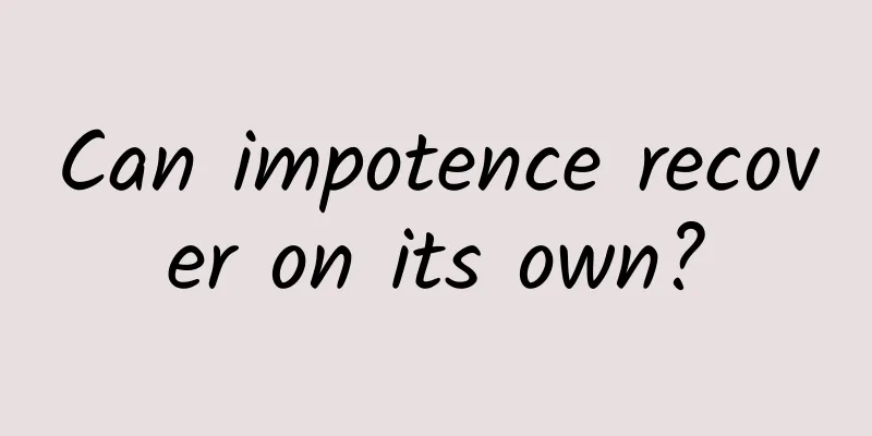 Can impotence recover on its own?