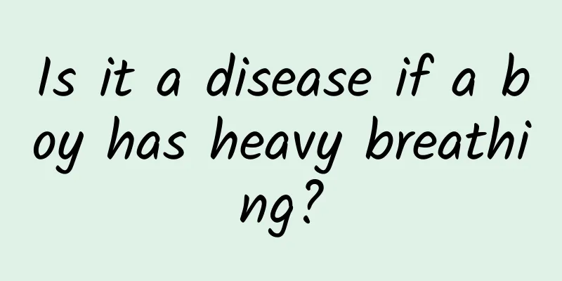 Is it a disease if a boy has heavy breathing?