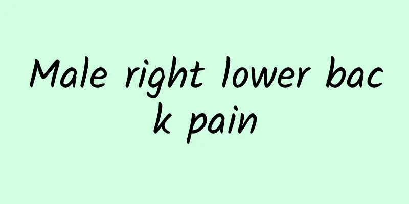 Male right lower back pain
