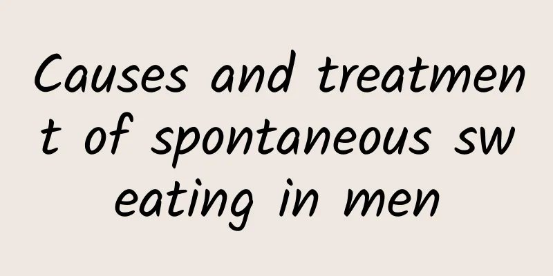 Causes and treatment of spontaneous sweating in men