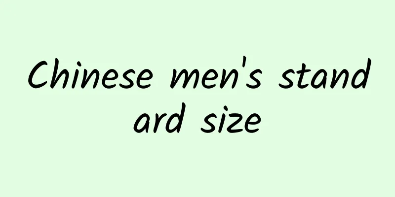Chinese men's standard size