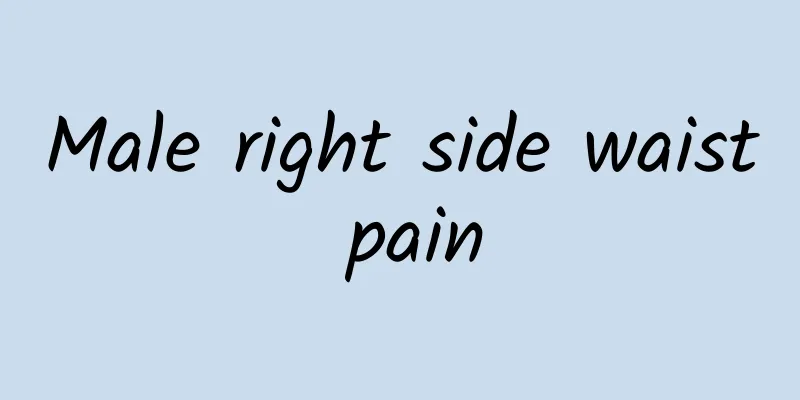 Male right side waist pain