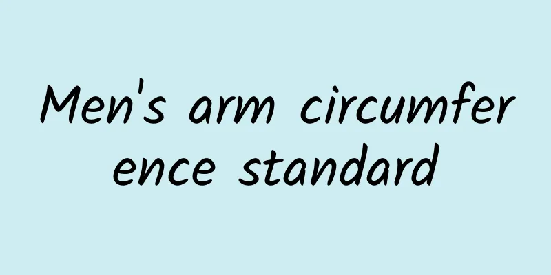 Men's arm circumference standard