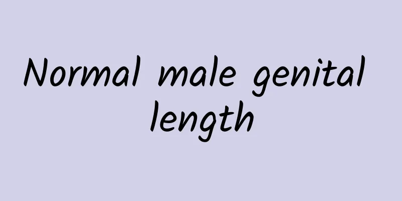 Normal male genital length
