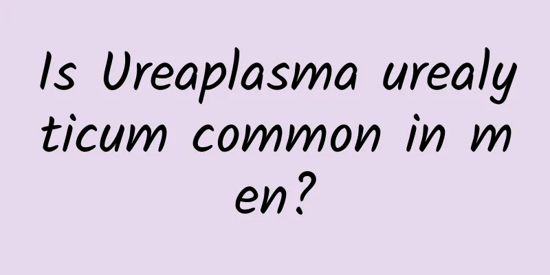 Is Ureaplasma urealyticum common in men?