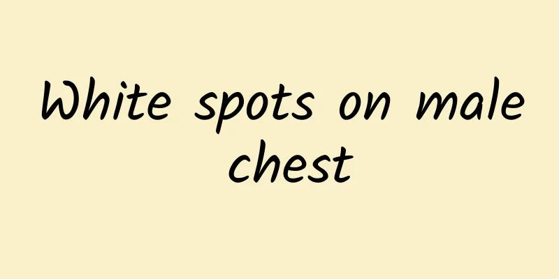 White spots on male chest