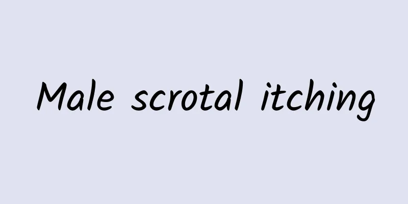 Male scrotal itching