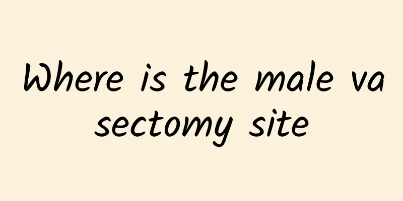 Where is the male vasectomy site