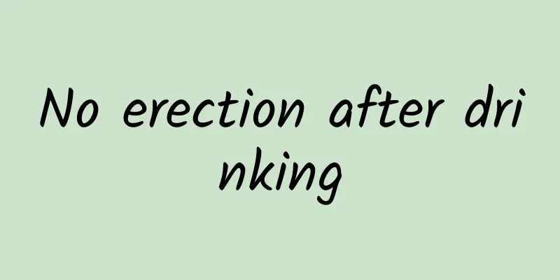 No erection after drinking