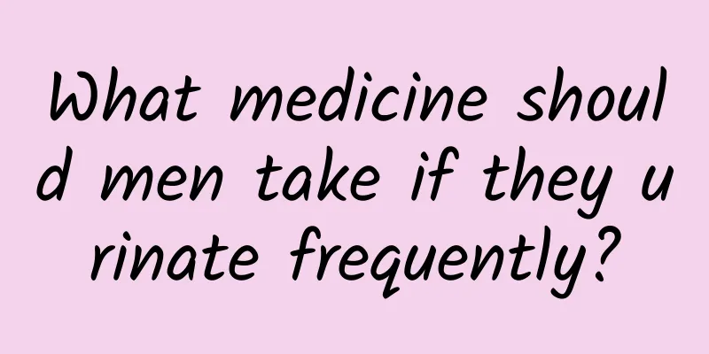 What medicine should men take if they urinate frequently?