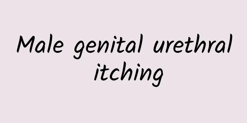 Male genital urethral itching