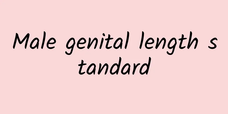 Male genital length standard