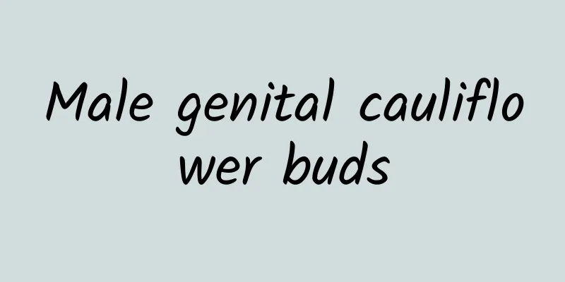 Male genital cauliflower buds